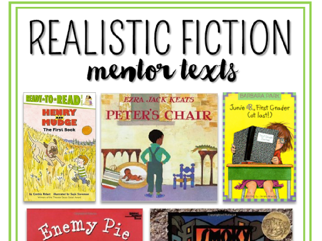 realistic fiction books