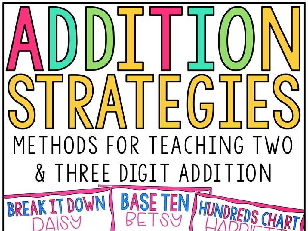 addition teaching strategies