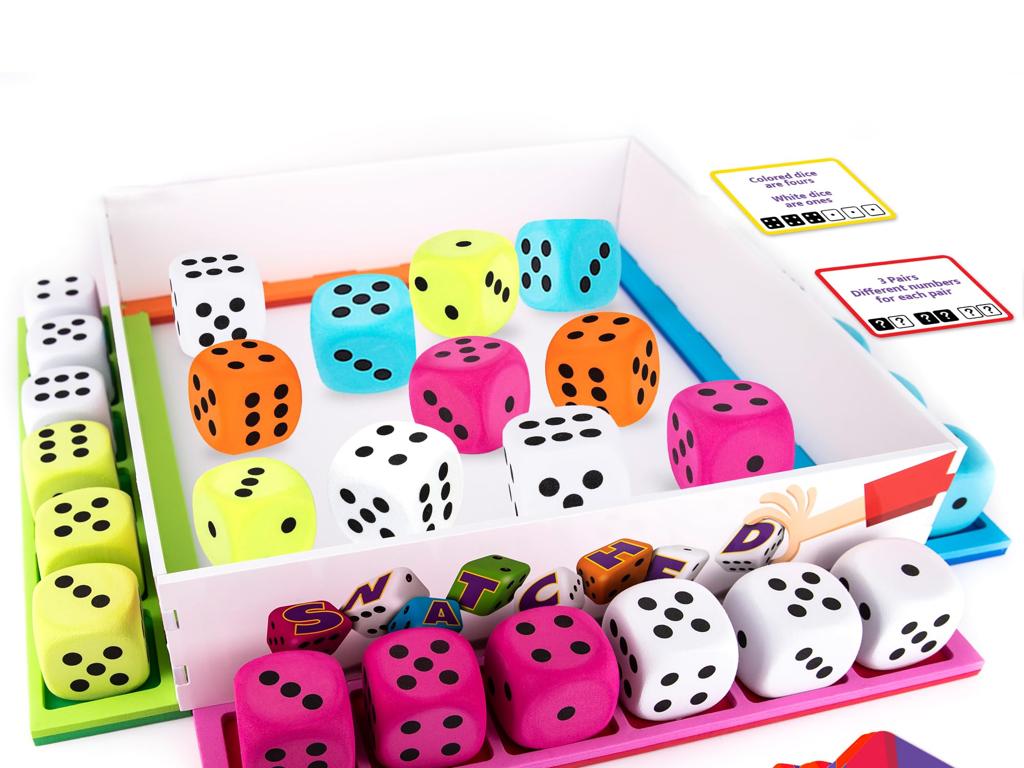 colorful dice game