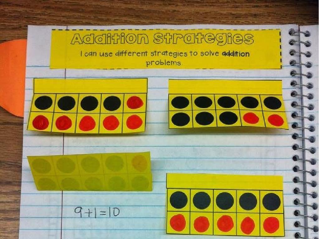 addition strategies notebook