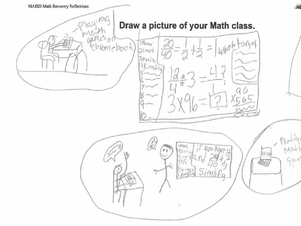 students solving math problems