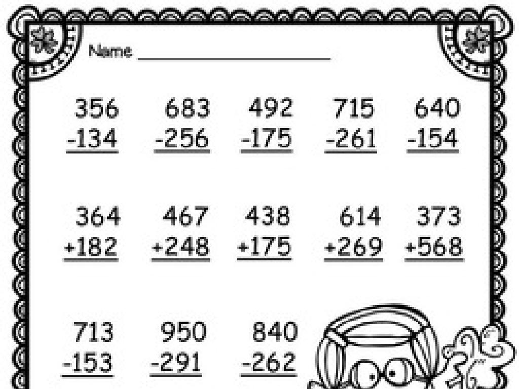 math addition subtraction