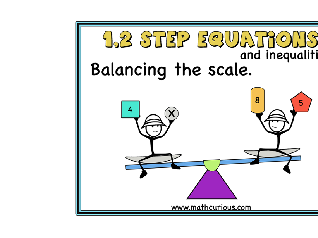 stick figure seesaw balance