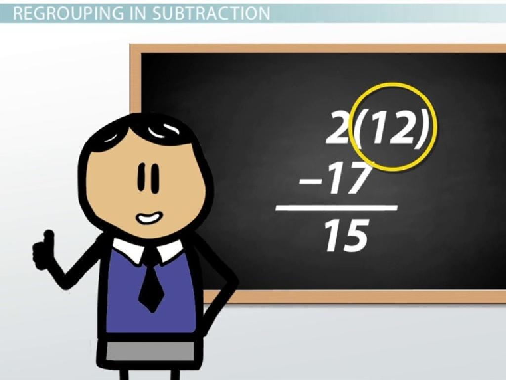 teacher subtraction lesson