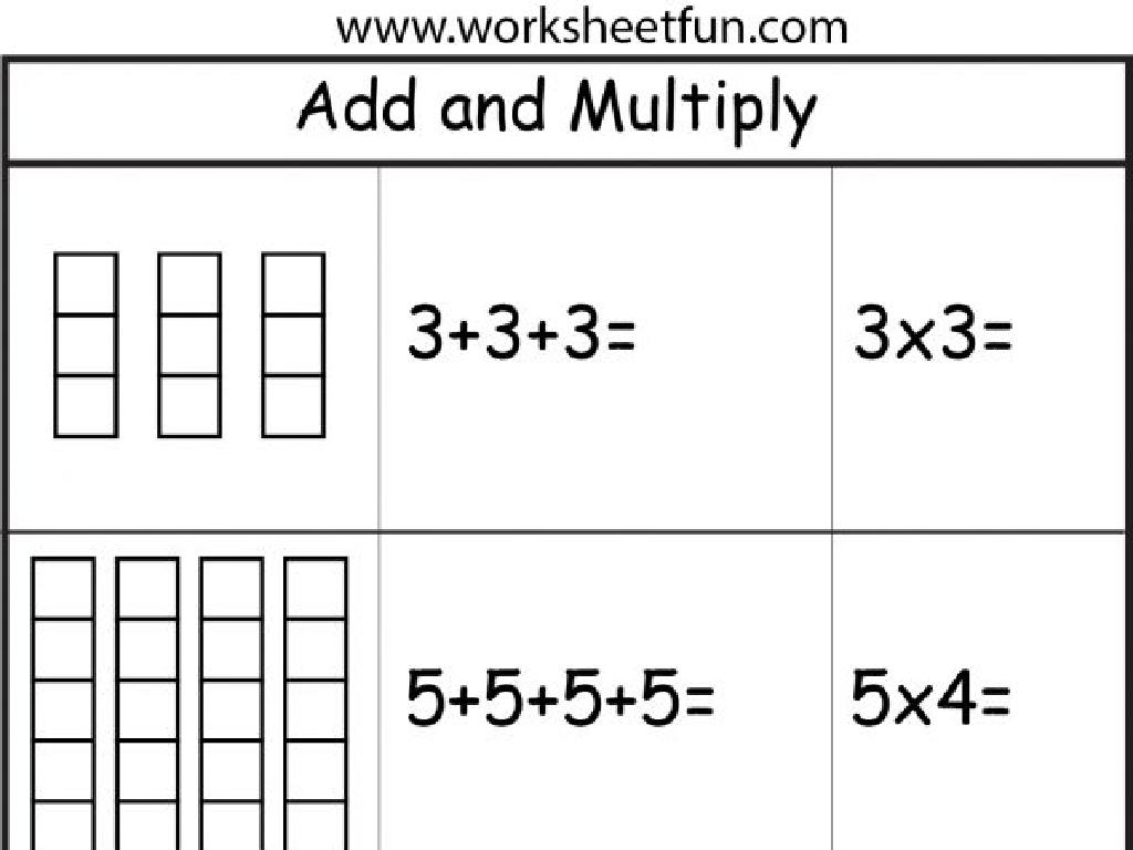 math groups worksheet