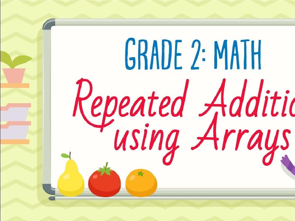 repeated addition arrays