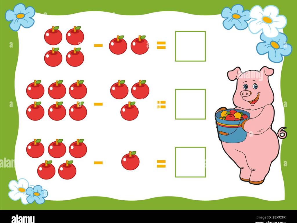 math apples pig