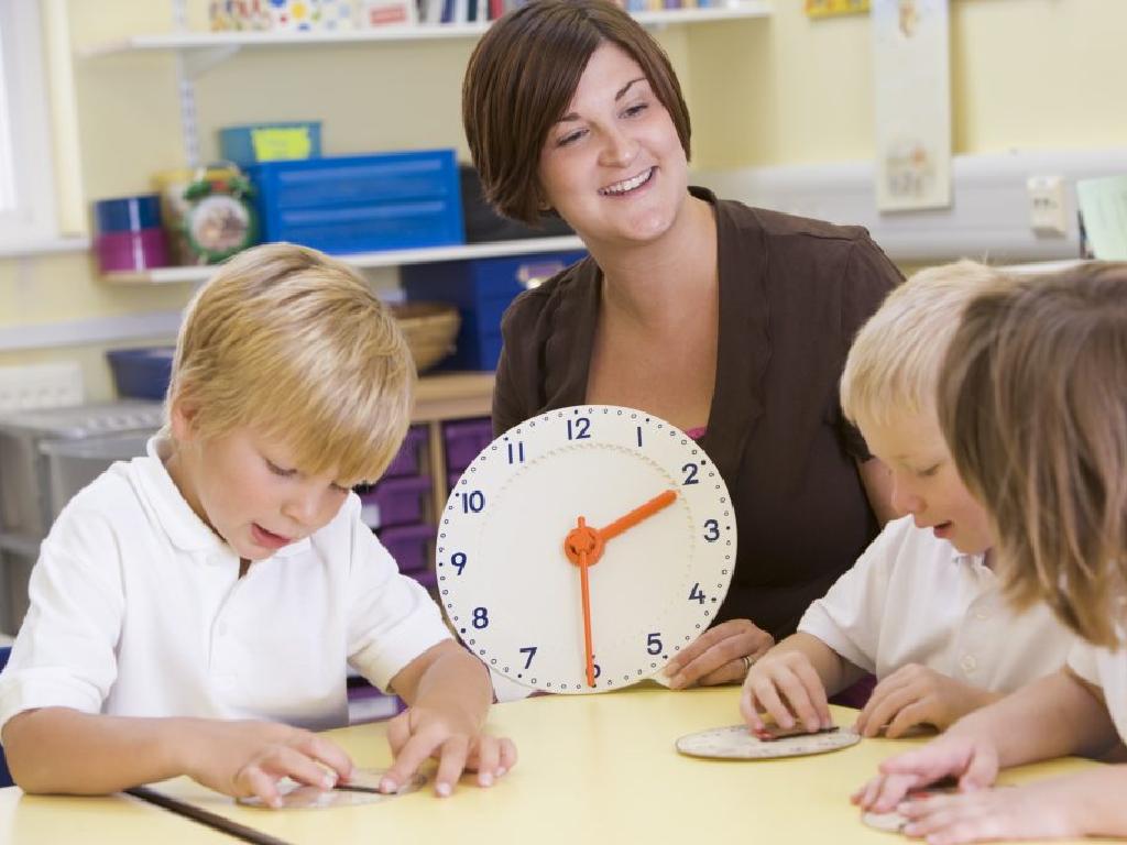 children learning time