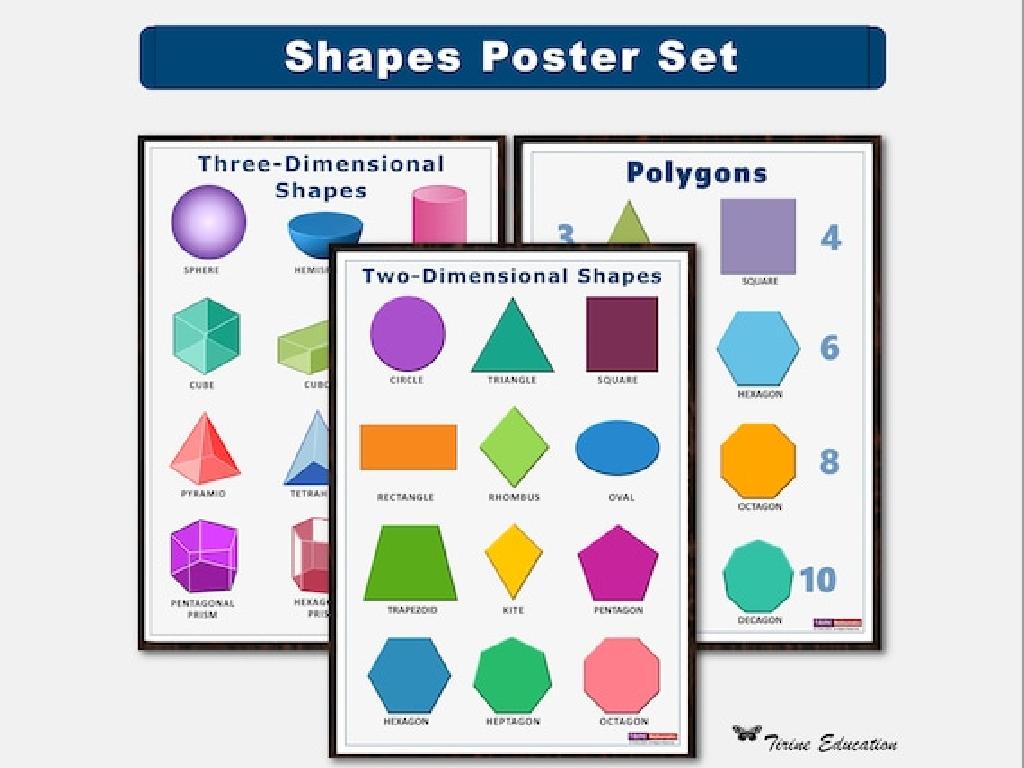 geometric shapes poster