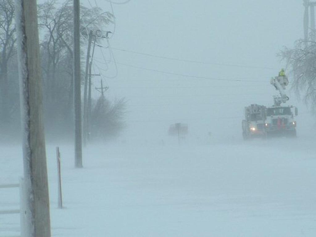 snow utility truck