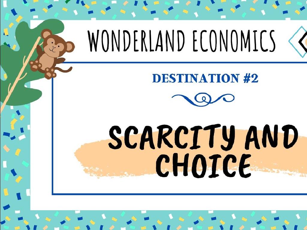 scarcity choice monkey confetti