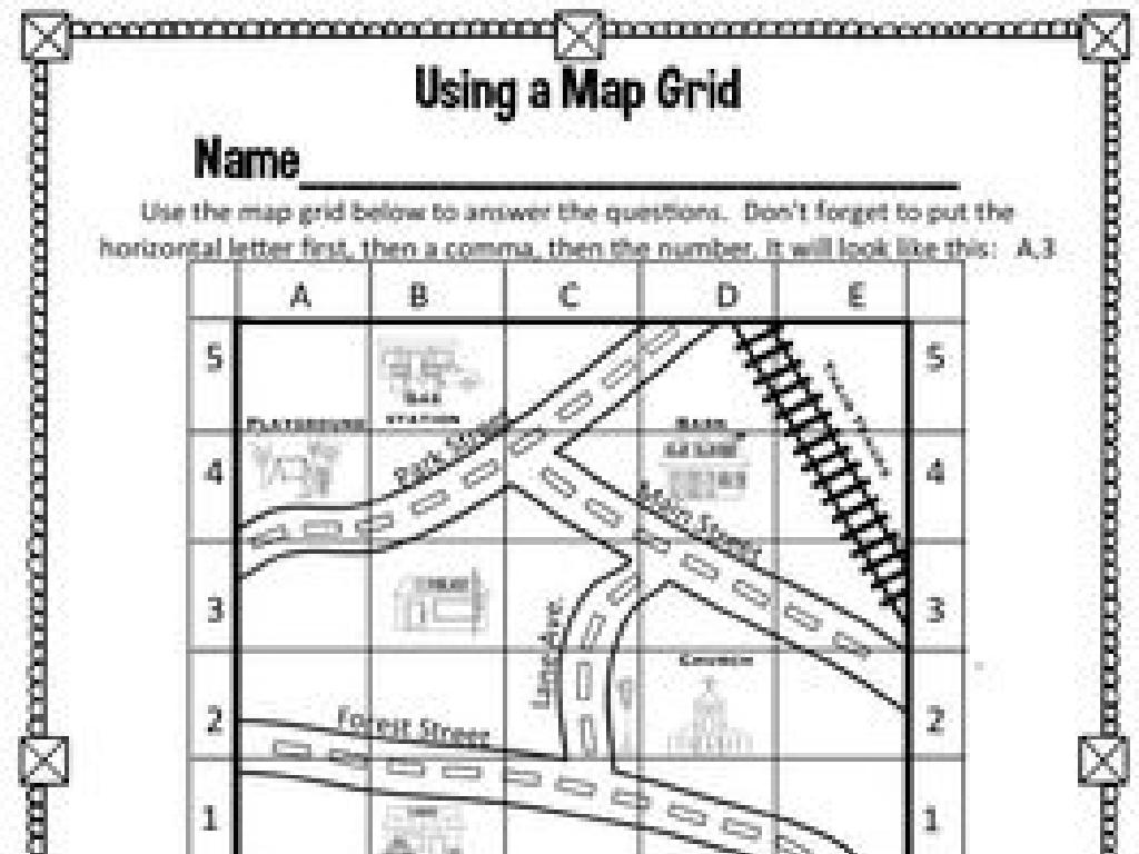 student map grid exercise