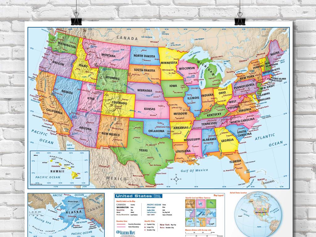 united states map