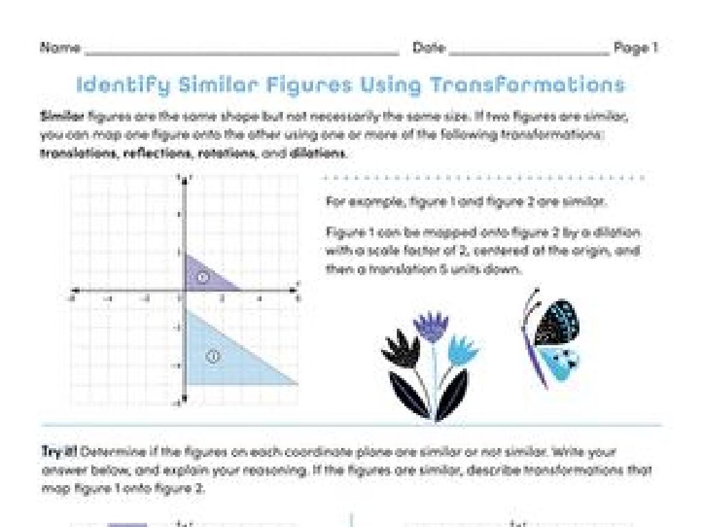 similar figures transformations