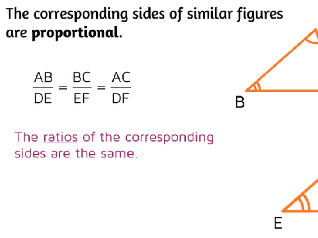 proportional similar shapes