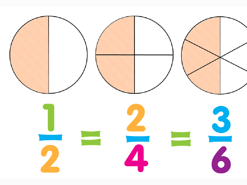 shaded circle fractions