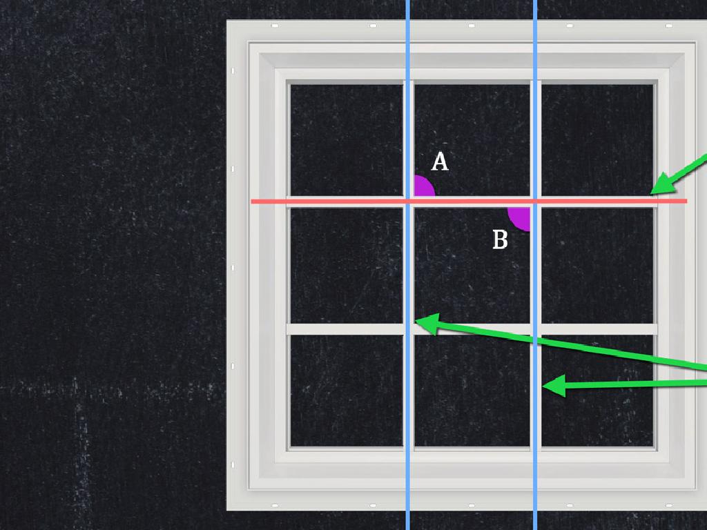 colored window frame arrows