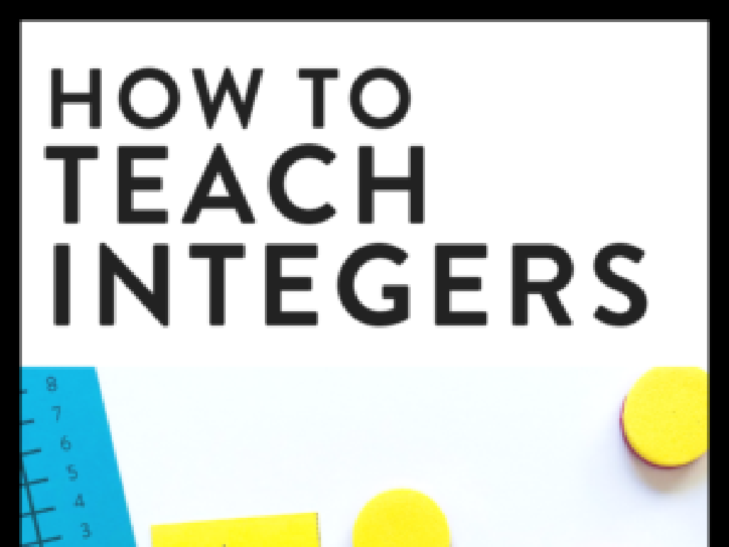 integer teaching tools