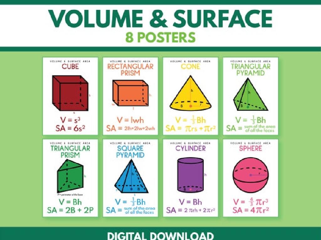 geometric shapes poster