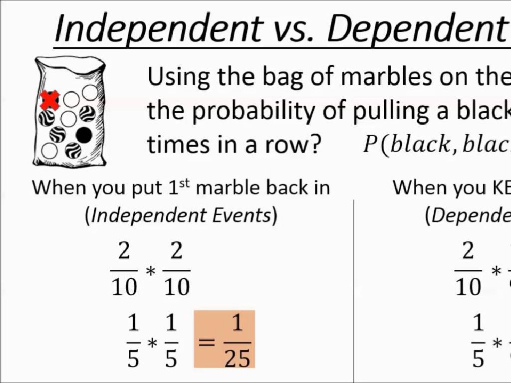 marble probability explanation