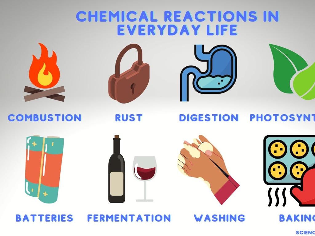 everyday chemical reactions