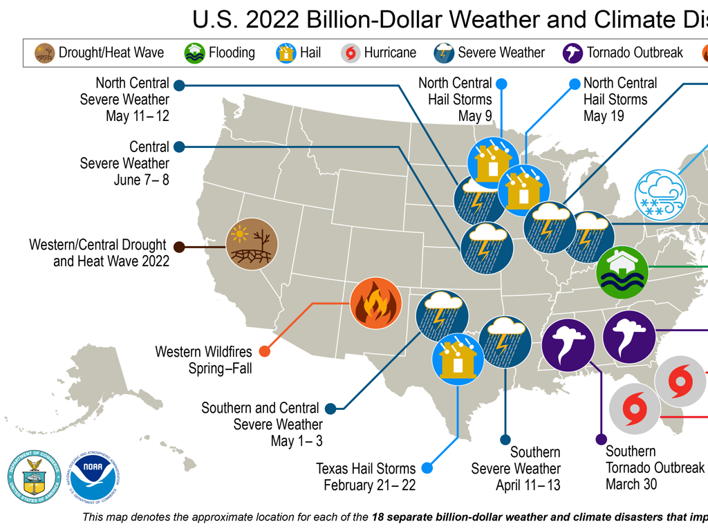 u.s. climate disasters