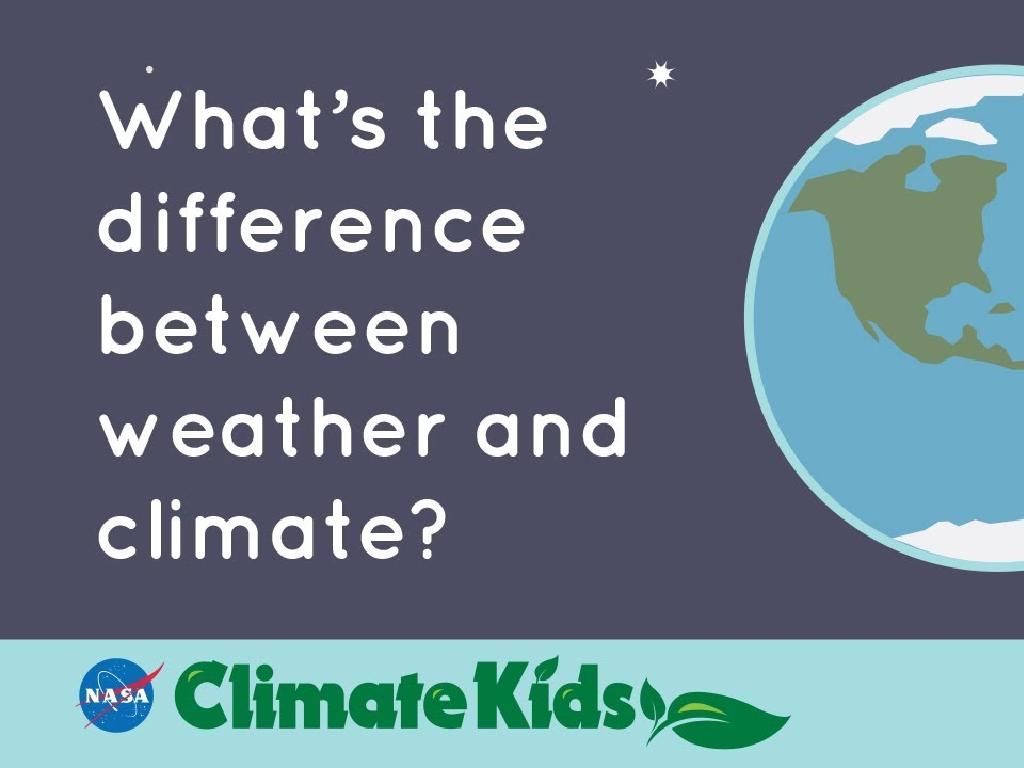 weather vs climate earth