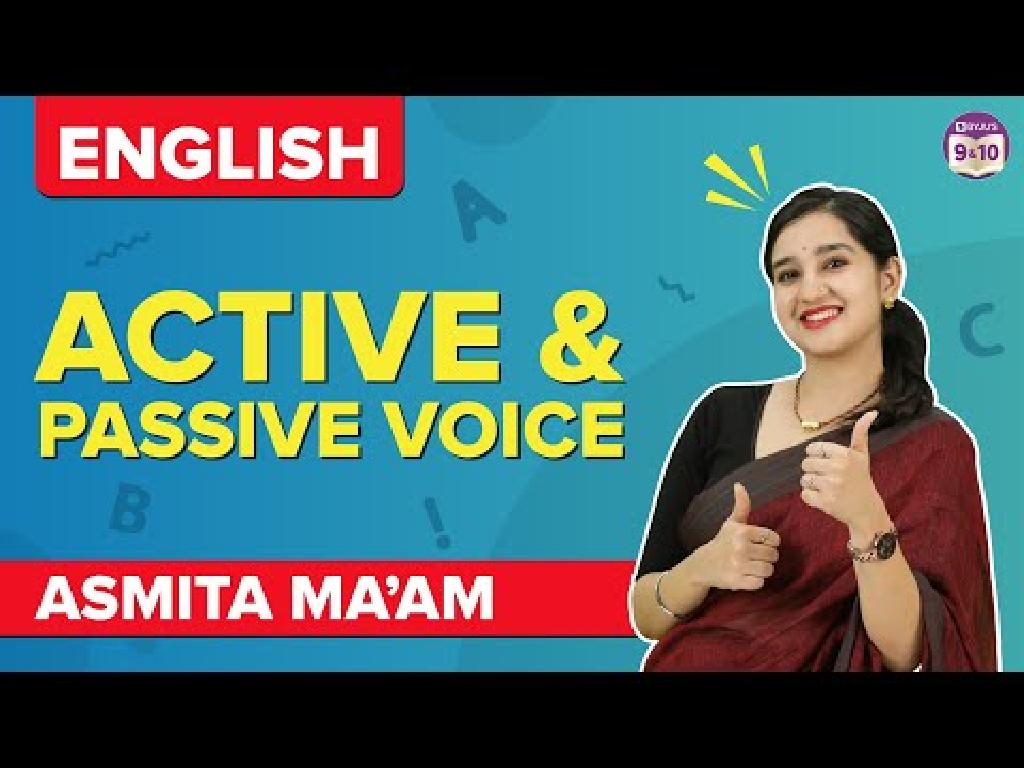 active passive voice lesson