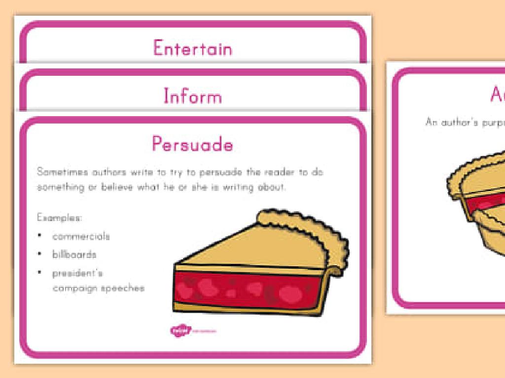 author purpose cards