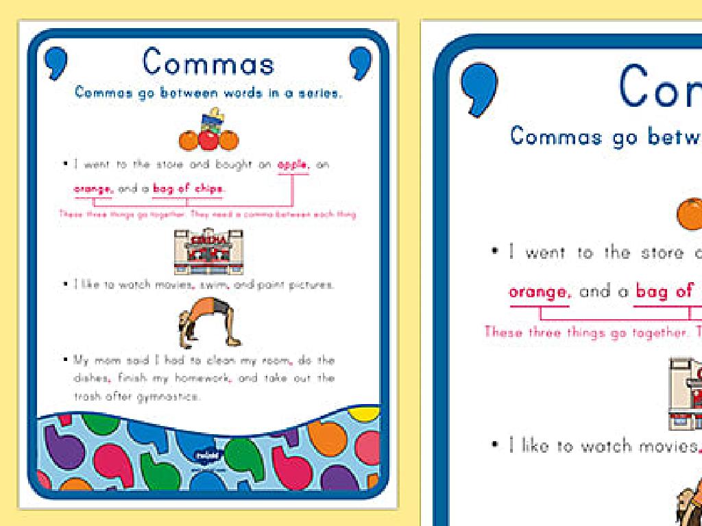 comma usage guide