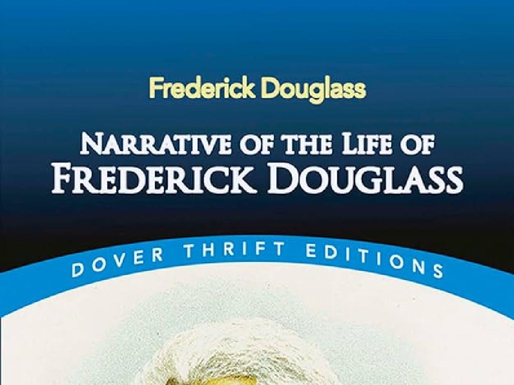 frederick douglass autobiography