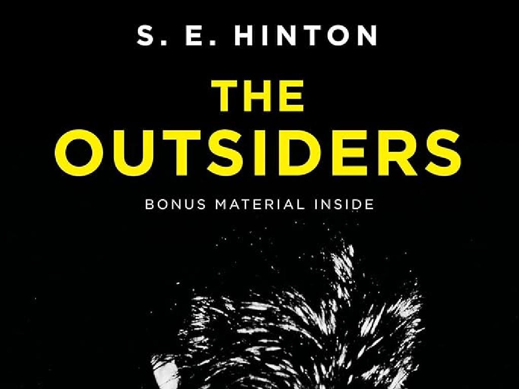 the outsiders book cover