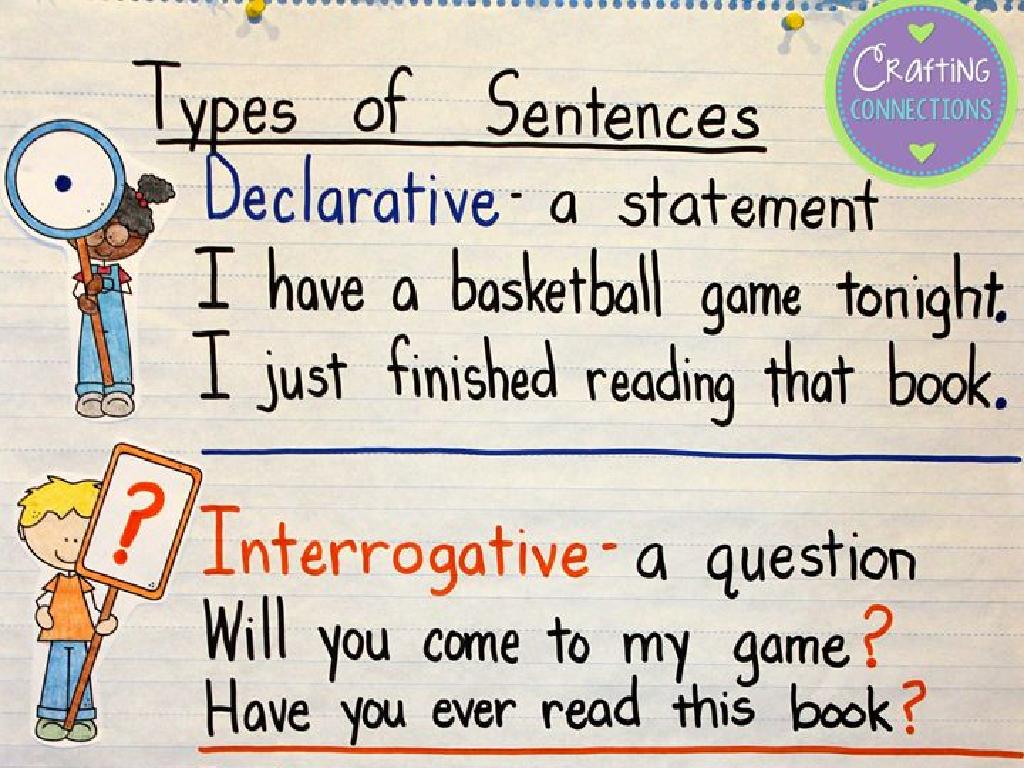sentence types chart