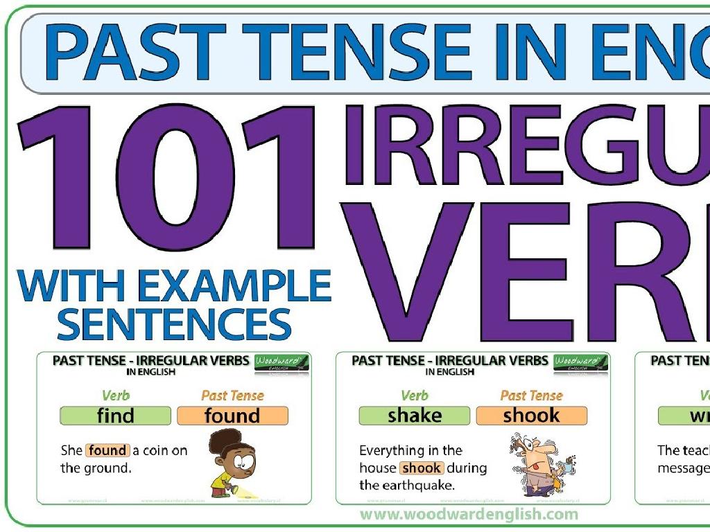 irregular verbs examples