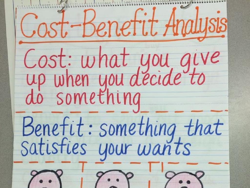 cost benefit analysis