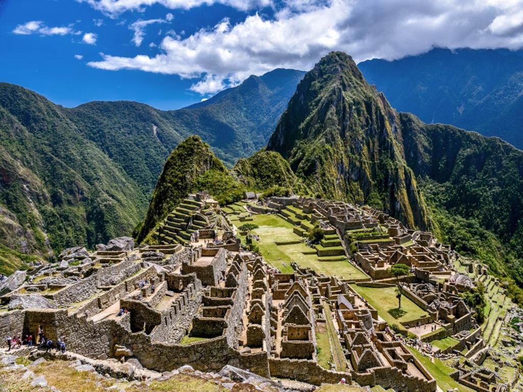 stone ruins mountains