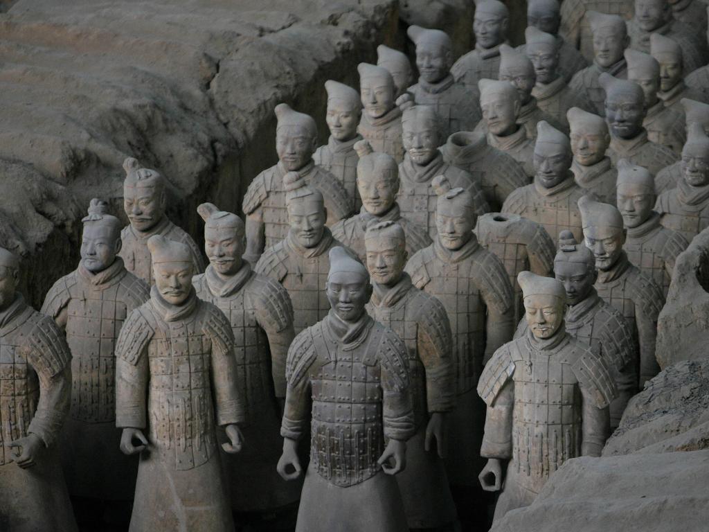 terracotta army soldiers