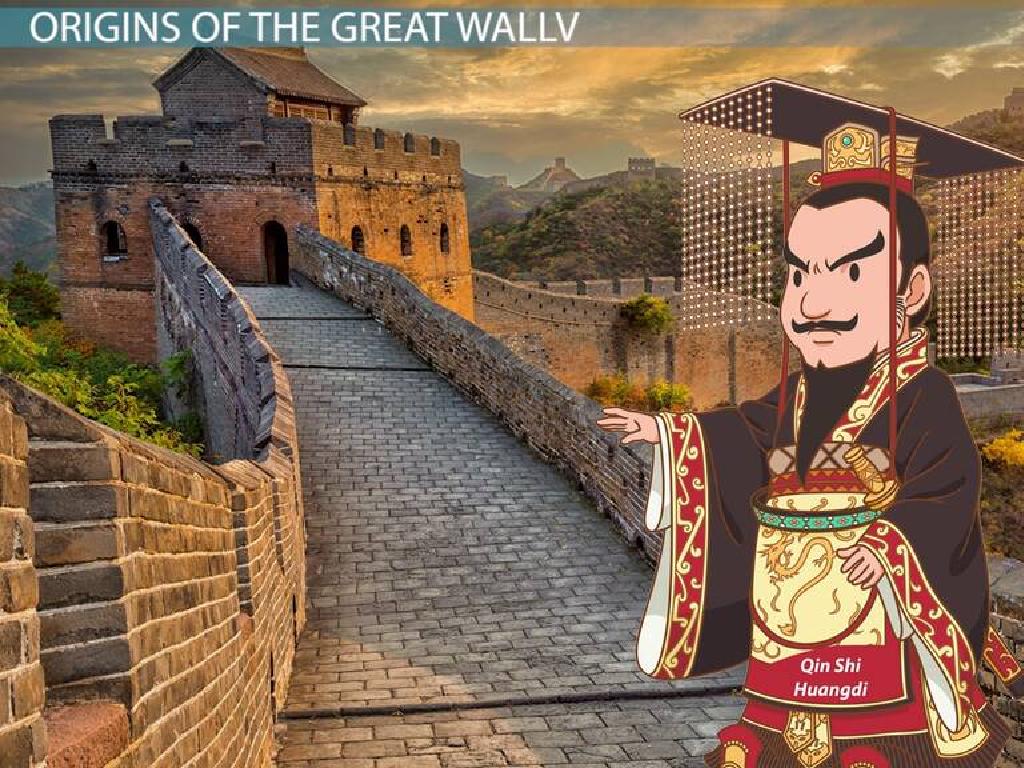 china wall cartoon emperor