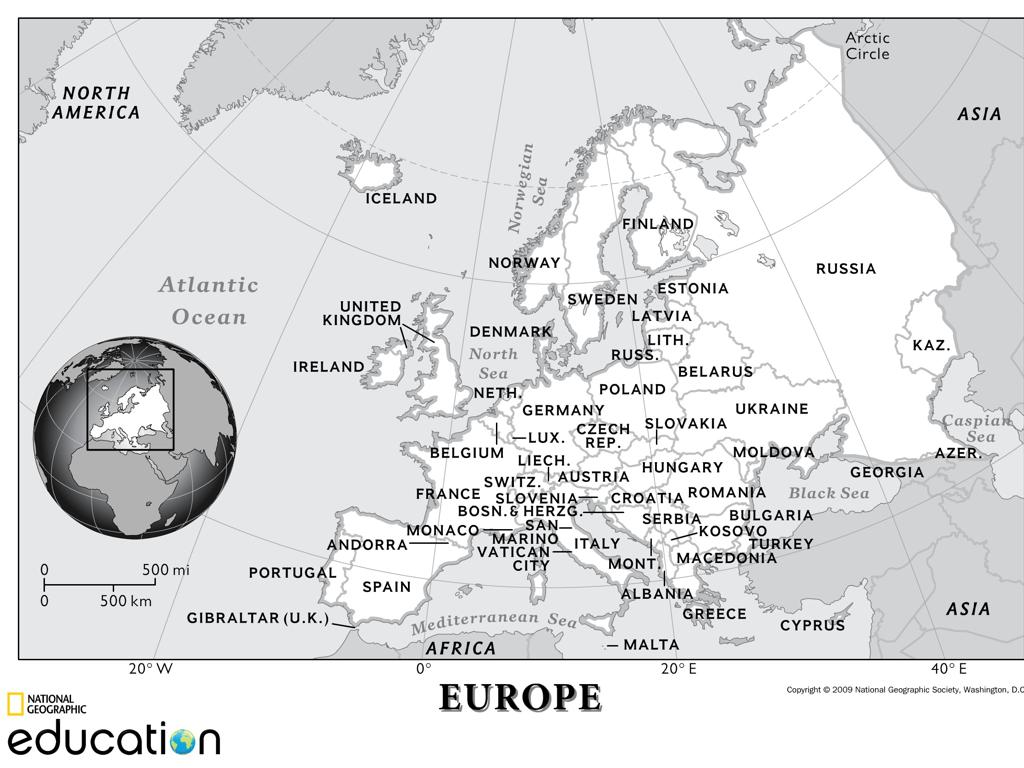 europe country map