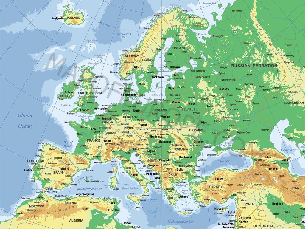 europe countries cities