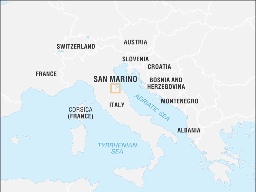 italy highlighted europe