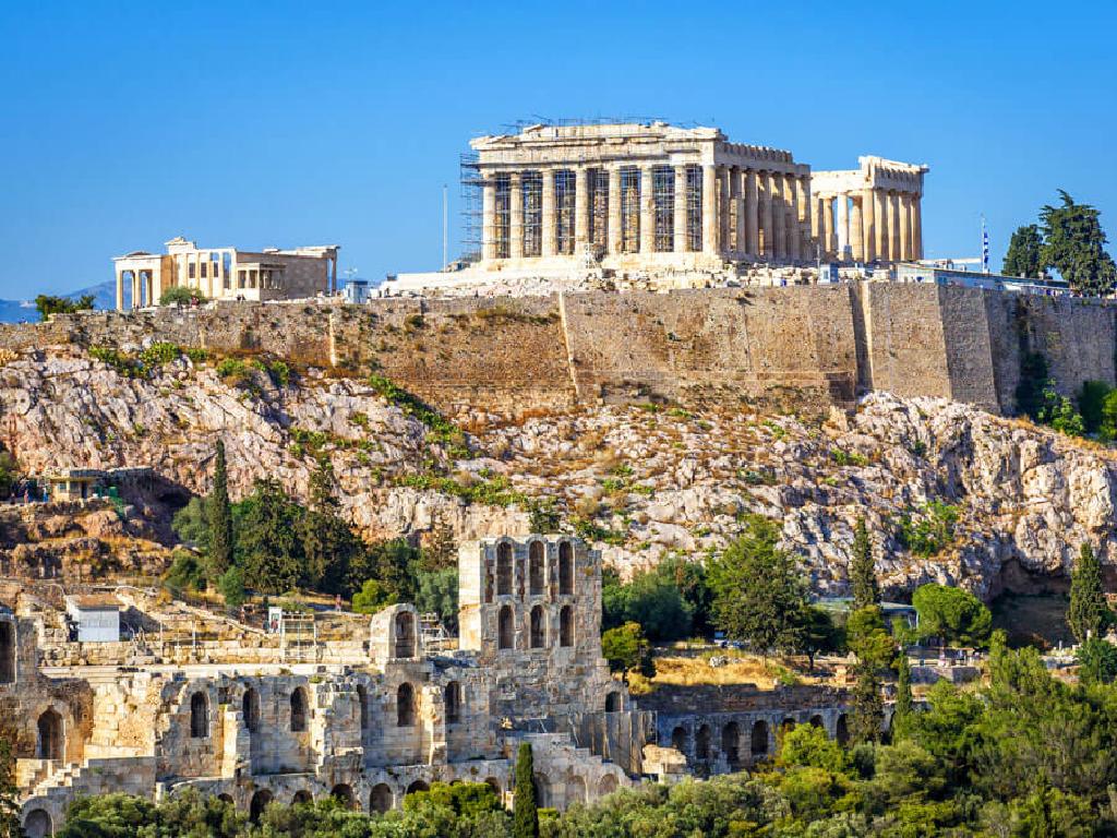 acropolis athens ruins