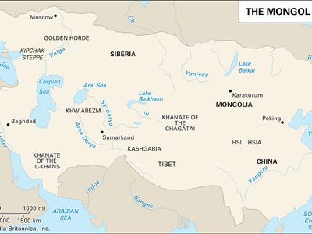 mongol empire map