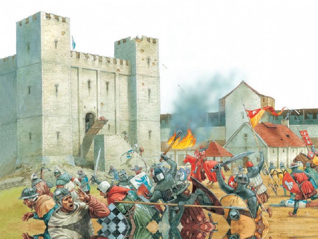 castle medieval battle