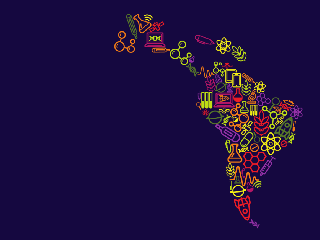 latin america science map