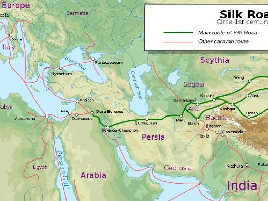 silk road trade routes