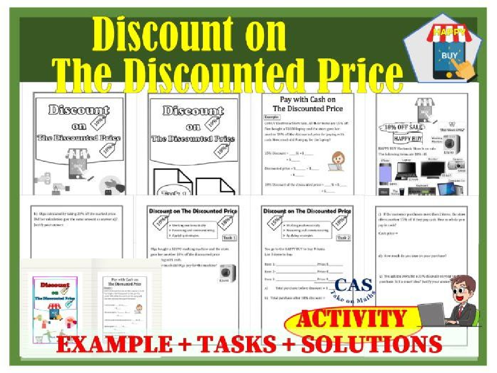 discount worksheet solutions