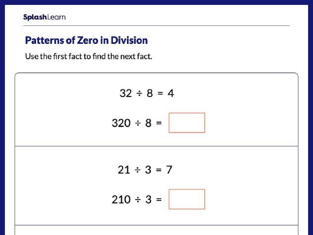 zero division patterns