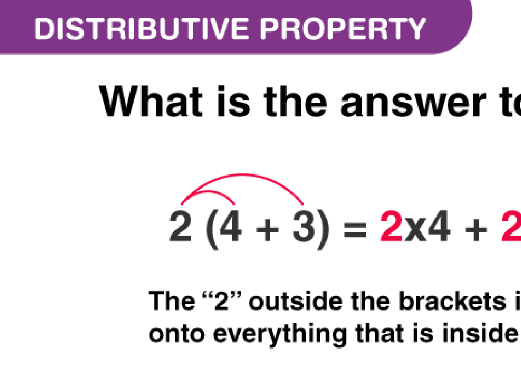 distributive property math