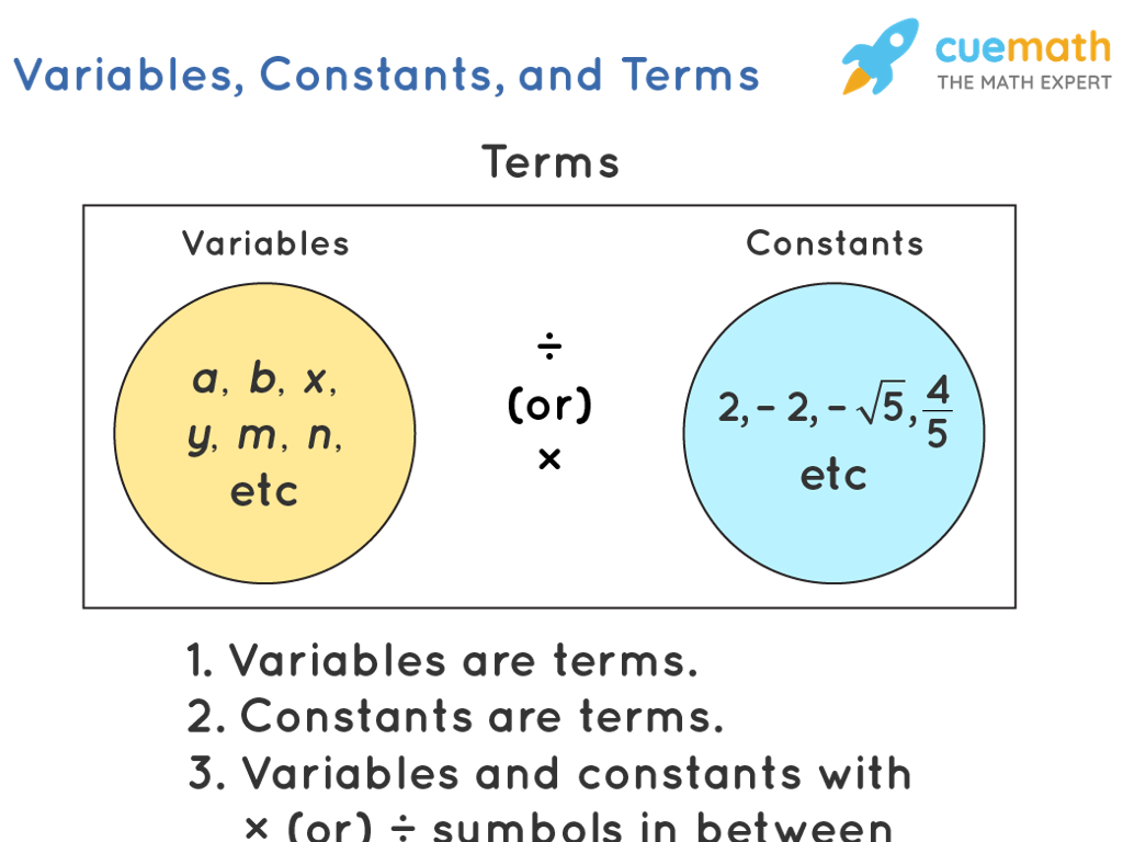 variables constants examples